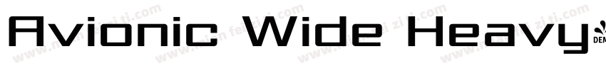 Avionic Wide Heavy字体转换